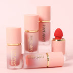 HANDAIYAN Liquid Blush Facial Matte Makeup Lasting Easy to Color Make Up Blusher With Sponge Brush Tip Velvet Rouge Cosmetics
