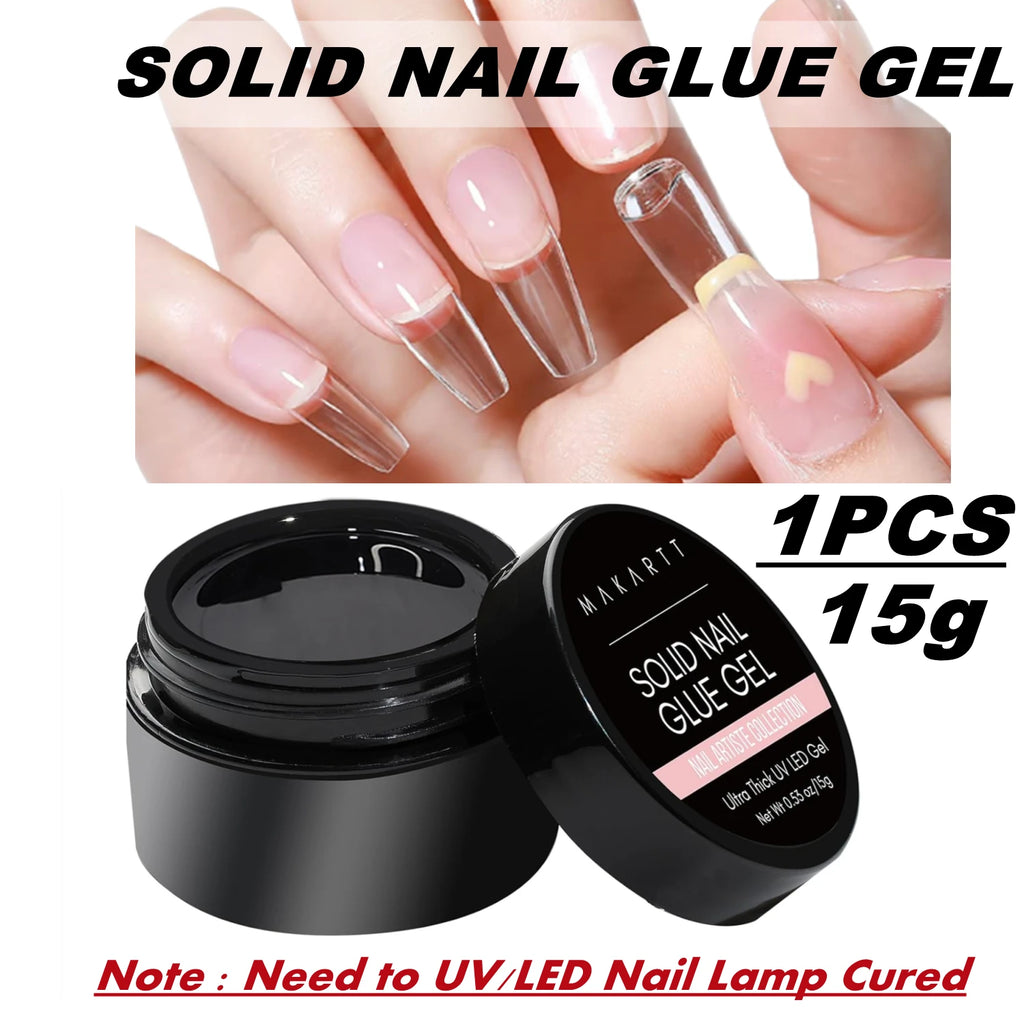 Makartt Super Strong Nail Glue and Glue Remover ,Quick Glue Debonder | Easy Removal with a Dropper Applicator For Press On Nails