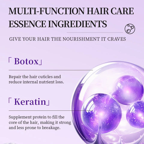 6pcs/set Salon-Grade Keratin Polish Protect Set Professional Hair Mask Shampoo Conditioner Essence Repair Damage Soft Care Sets