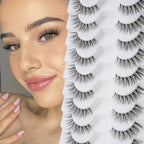 False Eyelashes 3/10 Pairs Natural Long Mink Lashes Strip Dramatic Fake Lashes Full Eye yelash Extension Makeup Faux Cils Tool