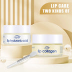 Lip collagen sleeping lip mask 20g silicone lip brush deep moisturizing long-lasting moisturizing exfoliation brightening smooth