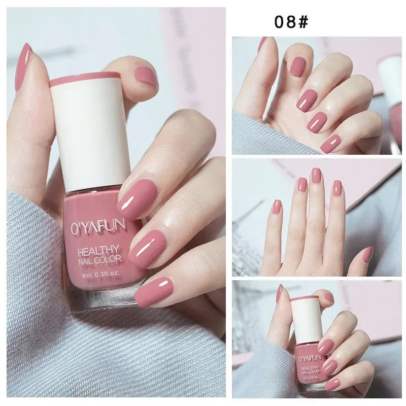 No-bake Nail Polish Nail Art Tearable Quick Dry Normal Without Lamp Nail Polish Glitter Sequins UV Varnish Nails Tools