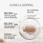 JOOCYEE Skin-melting Pressed Powder SILKY SOFT POWDER FOUNDATION Silver Bow Limited Edition Long-lasting Natural Makeup
