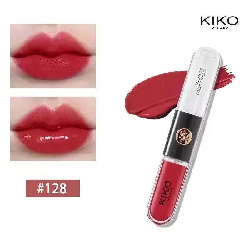 Kiko 3D Liquid Lip Glaze Transparent Lip Mirror Lipstick Nourishing Glossy Full Lips Not Fading Milk Tea Bean Paste Makeup