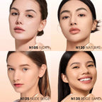 24H Long Lasting Air Cushion Cream Powder Oil Control Matte Soft Focus Concealer Pressed Makeup Foundation For Face