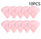 10PCS Puff Triangle Makeup Beauty Sponge Puff Triangle for Powder Makeup Blender Finger Puff Make Up Accessories Cosmetics PF03