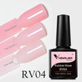 Venalisa Rubber Base Jelly Pink Color Collection Gel Nail Polish VIP4 Hema TPO Free Soak Off UV LED Gel Varnish Nail Manicure