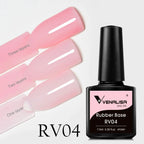Venalisa Rubber Base Jelly Pink Color Collection Gel Nail Polish VIP4 Hema TPO Free Soak Off UV LED Gel Varnish Nail Manicure