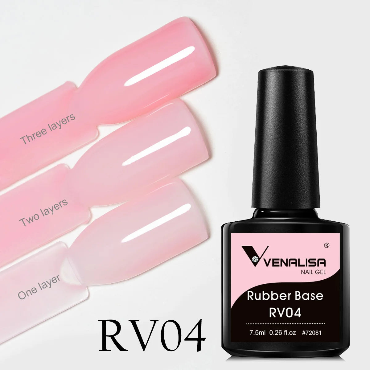 Venalisa Rubber Base Jelly Pink Color Collection Gel Nail Polish VIP4 Hema TPO Free Soak Off UV LED Gel Varnish Nail Manicure