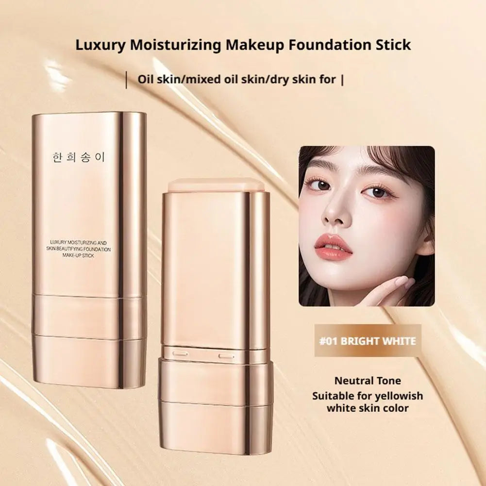 Double Headed Moisturizing Light Transparent Foundation Stick Efficient Concealer Lasting Not Taking Off Makeup Foundation Stick