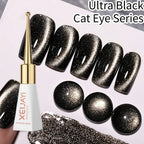 10ml/Bottle Ruby Red Cat Eye Gel Nail Polish Wine red Cherry Dopamine Glitter Nail Gel Soak Off LED/UV Semi-Permanent Manicure