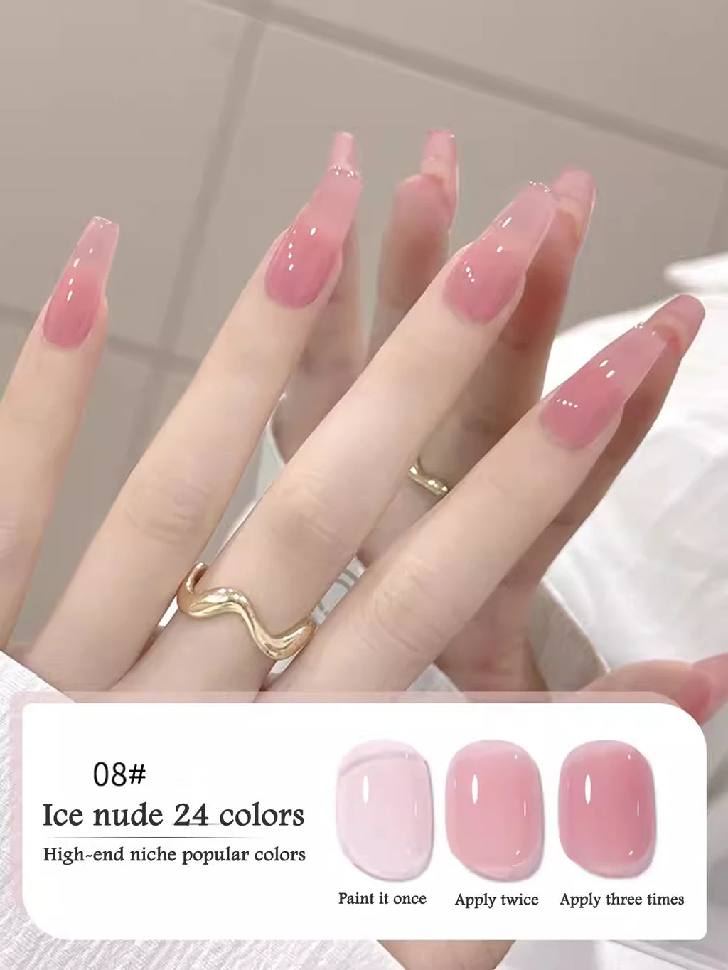 10ML 1-24PCS Milk White Jelly Gel Nail Polish Nail Art 2025 New Popular Nail Supplies UV LED Light Nails Autumn Nails
