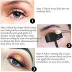 6 In 1 Crease Line Kit Stencil Eyeliner Template To Delineate Eyes Women Eyeshadow Cut Crease Silicone Eye Makeup Stencils Black