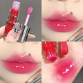 CAPPUVINI Transparent and Moisturizing Lip Gloss, Hydrating Glass Lip Dry Lip Mirror Lipstick Makeup