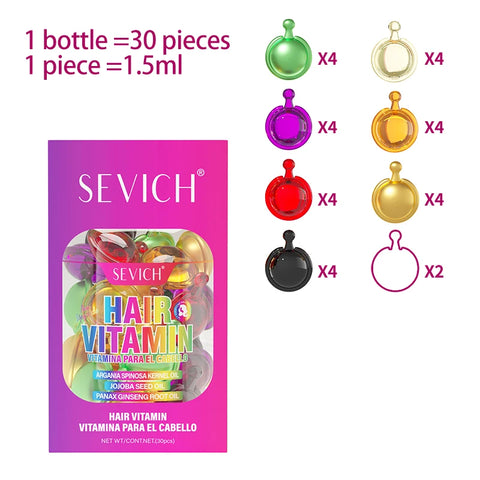 MIX Hair Vitamin Capsule Keratin Oil Fast Restore Soft Smooth Shiny Hair Care Nourish Repair Hair Damaged Splitting Treatment