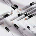 Wooden Rod White Inner Eyeliner Pen Eyelid Under Crease Pen Matte White Pen Beauty Eyeliner Easy Coloring