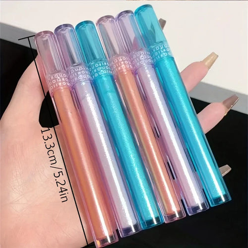 3pcs Set - 3 Colors Chameleon Eyeshadow: Pink, Micro Glitter Purple, Cyan, Chameleon Glitter Eyeshadow Long Lasting Eye Makeup