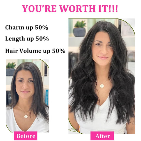 Body Wave Invisible Adhesive Tape In Hair Extensions 20pcs/Pack Skin Weft Tape Ins Machine Remy Human Hair For Women #1B