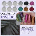 Complete Nail Art Kit with LED Nail Lamp & Manicure Set for Beginners Multi-Color Glitter, French Tips,Nail Drill Tools Included