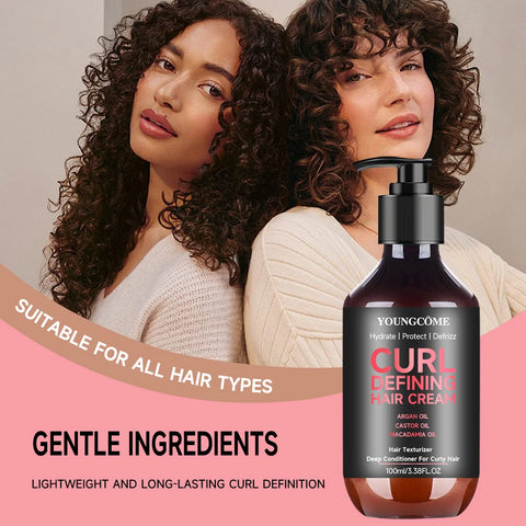 100ml Hair Sculpting Mousse Professional Curly Hair Styling Cream Natural Fluffy Curl Booster Defining Women Haircare Products