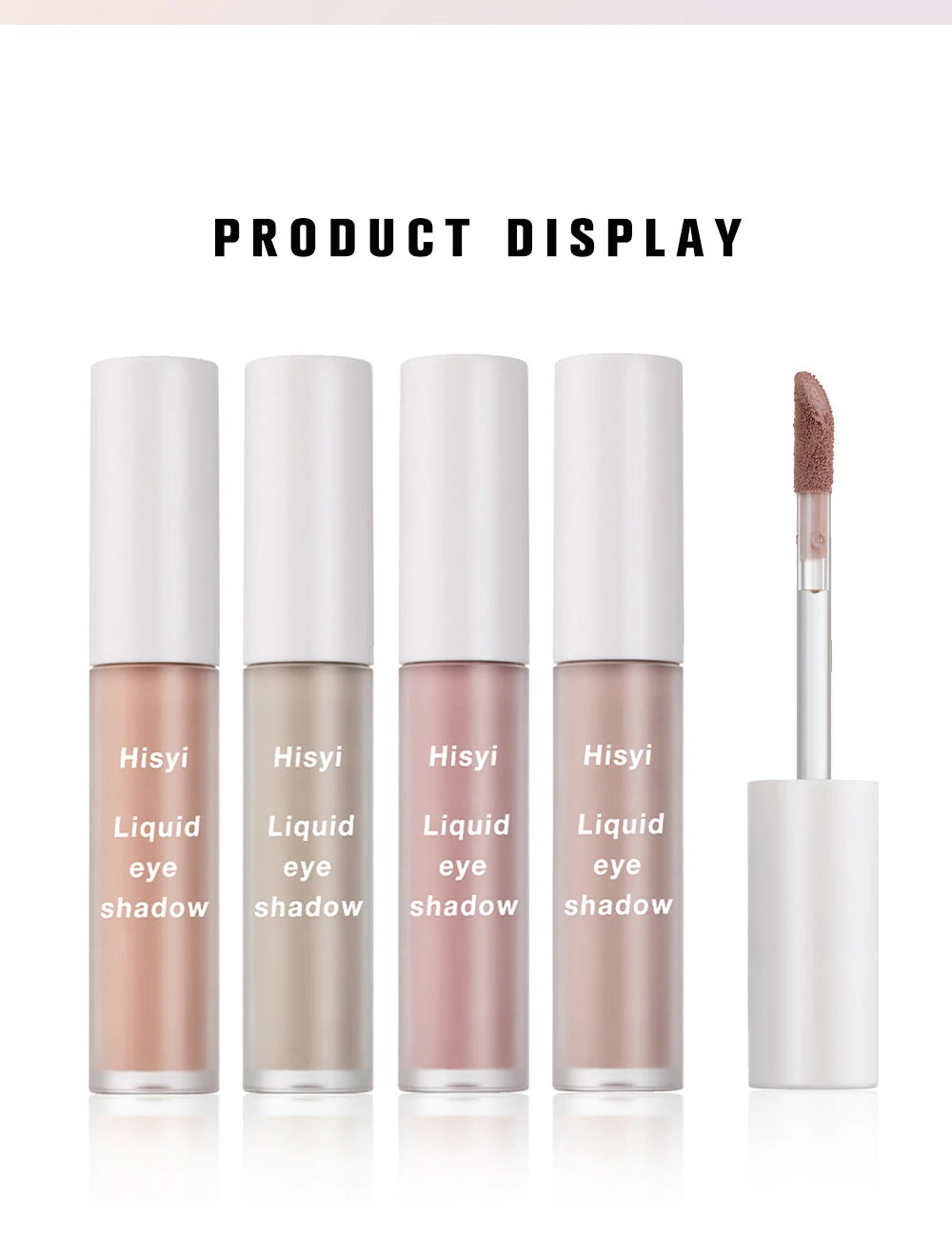 Single-Color Eyeshadow Liquid - Matte, Velvety, Enhances Complexion, Low Saturation, Blendable, Soft Matte Finish, Easy to Apply