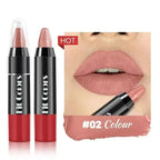 Easy Coloring Gloss Lipstick Lasting Waterproof Matte Crayon Lip Gloss Stick High Pigmented Moisturizing Lip Liner Pen Makeup