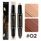 Double Head Highlight Pen Face Make Up Liquid Waterproof Contouring Foundation Contour Makeup Concealer Stick Pencil Cosmetics