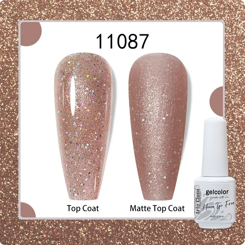 Arte Clavo 8ml HEMA TPO Free Gel Nail Polish Nail Art Manicure Semi Permanent Gel UV Hybrid Varnishes Base Top Coat Enamels New