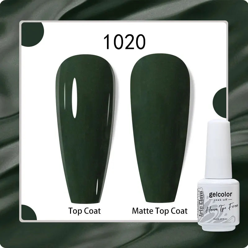 Arte Clavo 8ml HEMA TPO Free Gel Nail Polish Nail Art Manicure Semi Permanent Gel UV Hybrid Varnishes Base Top Coat Enamels New