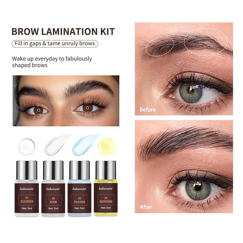 Brow Lift Eyebrow Lifting Semi-permanent Machine Laminated Eyebrow Kit Lamination Eyelashes Make-up for Women Makeup Korean Eyes