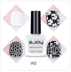 10ml Nail Stamping Polish Varnish Black White Colorful Nail Printing Lacquers for Stamping Plate 30 Colors Nail Stamping Polish