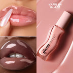 Gisou Moisturizing Glazed Plum Lip Balm Lip Oil Gloss Care Of The Lips Benetitnt For Lips Plumping Exfoliating Plumping Gloss