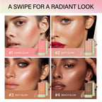 Pixi Multi-function Blush Stick Eyeshadow Cheek Blusher Tinted Cream Moisturize Waterproof Long Lasting Rendering Skin Makeup