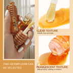 SAM SUGAR 2-Color Honey Essence Lip Oil Long-Lasting Moisture, Reduces Lip Lines Transparent Hydrating Lip Gloss