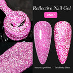 LILYCUTE Nude Crystal Rubber Base Gel Nail Polish Natural Color Semi Permanent UV Gel Soak Off Self Leveling Nail Gel Varnishes