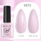 LILYCUTE 5ml Super Bright Silver Metallic Painting Liner Gel Nail Polish Drawing Stripe Graffiti Mirror Pull Line UV Gel Varnish