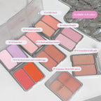 SWEETMINT Two-color Blush Matte Brightening Low Saturation Shrinking And Expanding Natural Two-in-one Blush