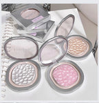 LEEINTO color-glowing high-gloss powder pearlescent powder brightens up the make-up eye shadow disc