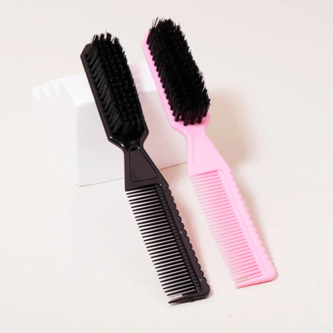 Multi functional fading brush, nylon bristles, men's hairstyle brush, tool scissors cleaning brush, beard brush