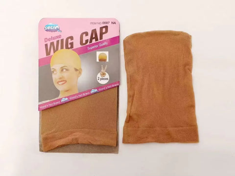 Ventilated Nylon Mesh Nude Stocking Wig Cap Stocking Wig Caps Stretch Mesh Caps Stocking Caps for Making Wigs Free Size