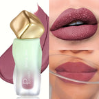 Matte velvet lip glaze, long-lasting waterproof non-sticky, smooth and easy to apply, smudge-proof, moisturizing cream formula
