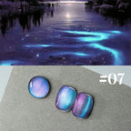 12ML 1-6PCS Popular Winter Internet Celebrity Hot-selling Northern Lights Cat Eye Magnet Gel Nail Polish Nail Art Nail Supplies