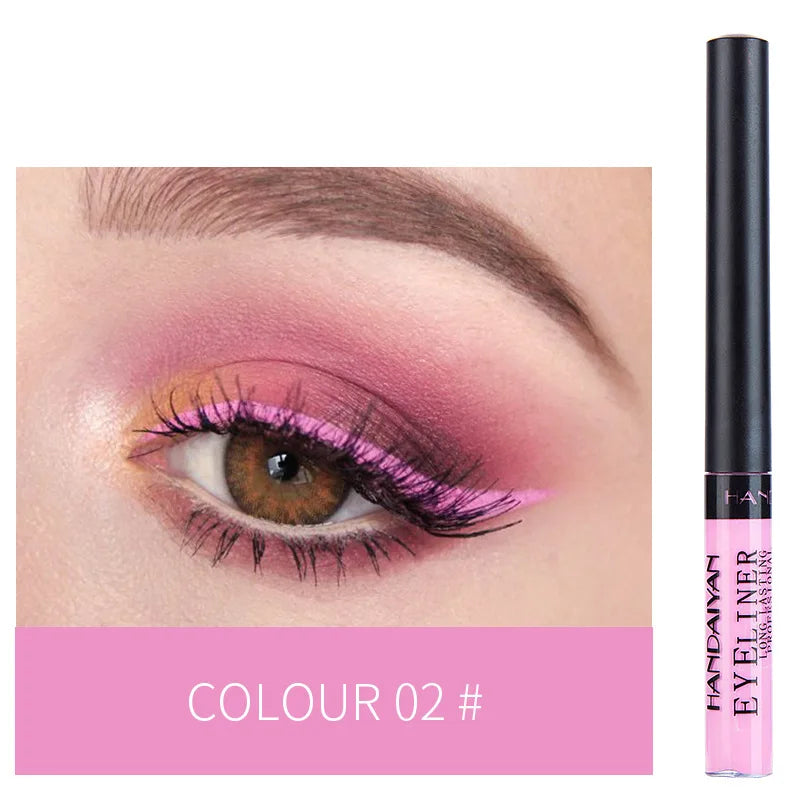 Waterproof Matte Liquid Eyeliner Long Lasting Quick Dry Non Smudging UV Luminous Gel Makeup for Smokey Eyes