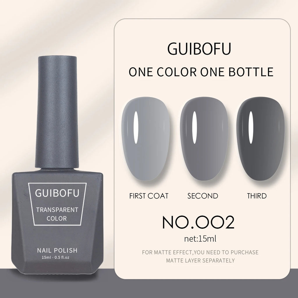 1pc 15ml Milky Jelly Nude Gel Nail Polish Transparent Colors Sheer White Pink Gel Nail Kit For Salon 68 Color