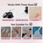 UR SUGAR 15ml Remover For Solid Tips Gel False Nail Tips Solid Adhesives Gel Remover Press On Nails Gel Fake Tips Remover Tools
