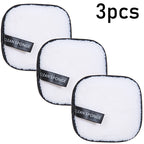 1/3pcs Reusable Discs Makeup Remover Wipe Cotton Pads Microfiber Makeup Face Towel Cloth Washable Sponge Skin Care Cleaning Puff