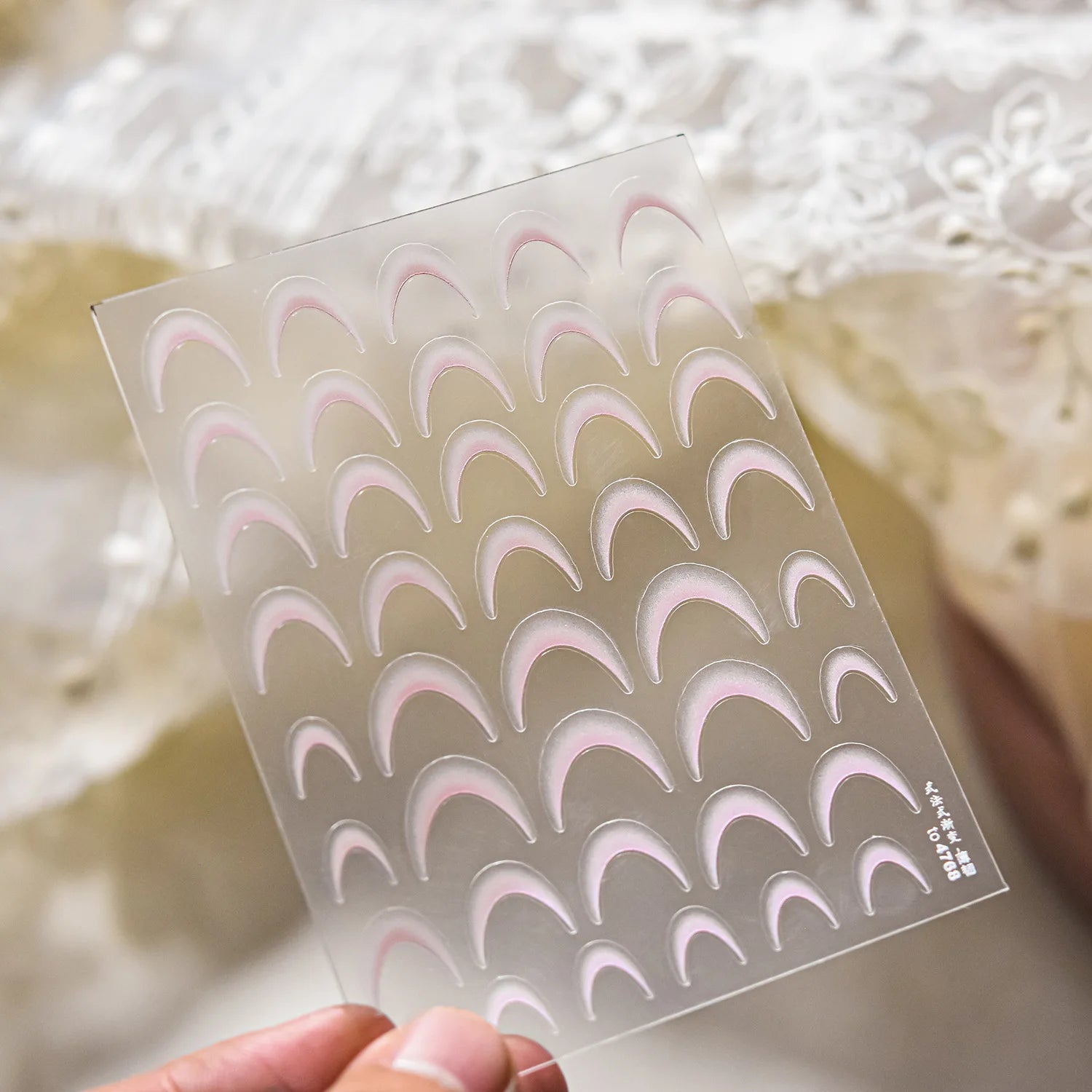 1PCS White French Manicure Strip Nails Sticker Stencil Guide French Nail Art Decals Form Fringe DIY Line Tips Decoration Tools