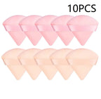 10PCS Puff Triangle Makeup Beauty Sponge Puff Triangle for Powder Makeup Blender Finger Puff Make Up Accessories Cosmetics PF03
