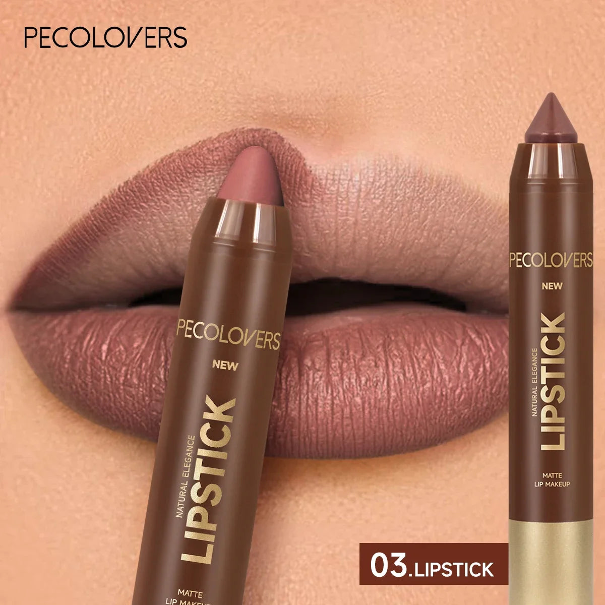 Matte Velvet Lipstick – Long-Lasting, Waterproof, Non-Stick & Transfer-Proof