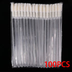 100/300PCS Crystal Lip Brush Lipstick Gloss Applicator Wands Wholesale For Eyelashes Extension Tool Kits Makeup Accessories